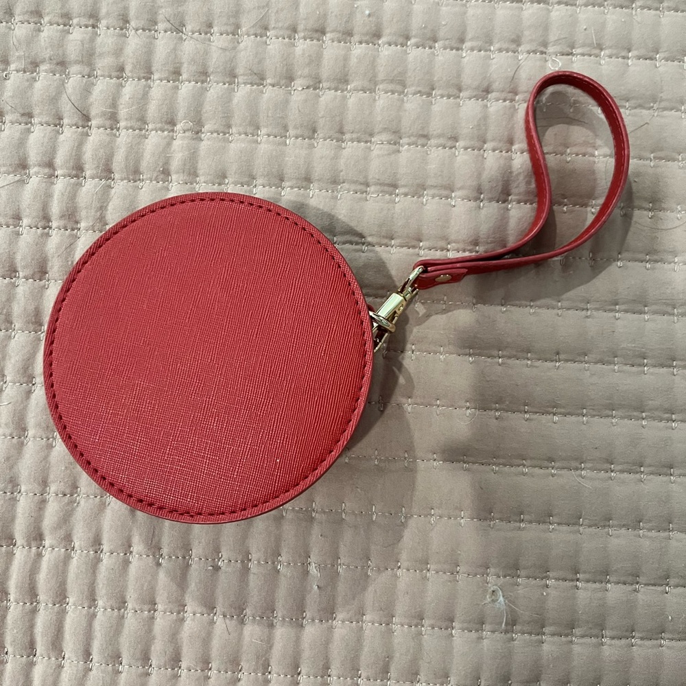 Red Bobbi Brown Makeup Bag